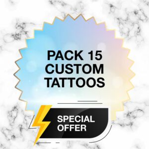 Special offer 15 tattoo